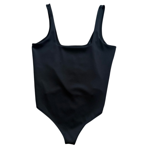 Good American Black Scuba Modern Tank Bodysuit Womens Casual Bodysuit Size 5 - Picture 5 of 12